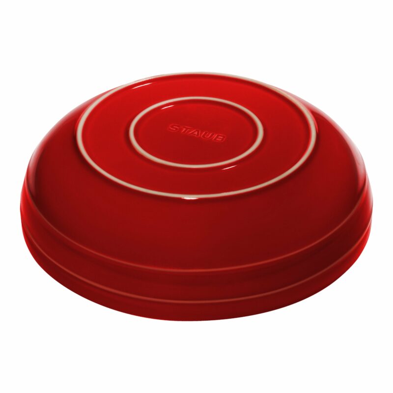 STAUB Ceramique 28 cm Ceramic Round Serving Bowl, Cherry - Image 2