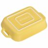 STAUB Ceramique Rectangular Baking Dish Set Citron 3 Piece - Image 4