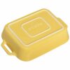 STAUB Ceramique Rectangular Baking Dish Set Citron 3 Piece - Image 3