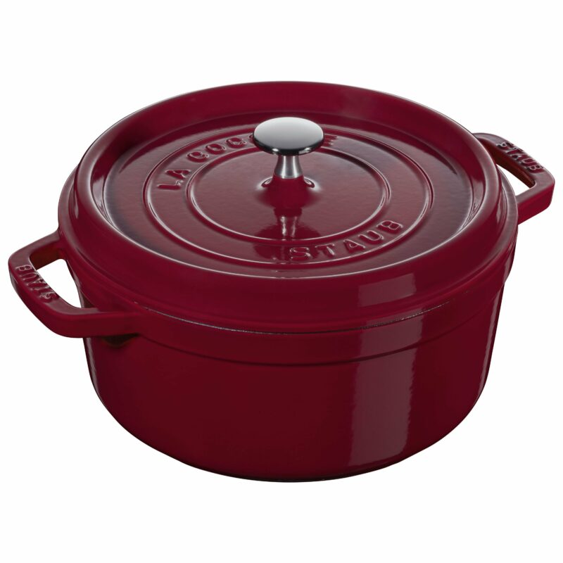 STAUB Cast Iron 4 Piece Mixed Set, Bordeaux - Image 2