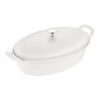 STAUB Ceramique Ceramic Special Shape Bakeware, Matte-White