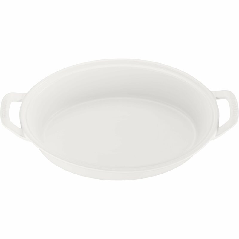 STAUB Ceramique Ceramic Special Shape Bakeware, Matte-White - Image 3