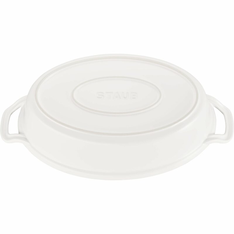 STAUB Ceramique Ceramic Special Shape Bakeware, Matte-White - Image 2