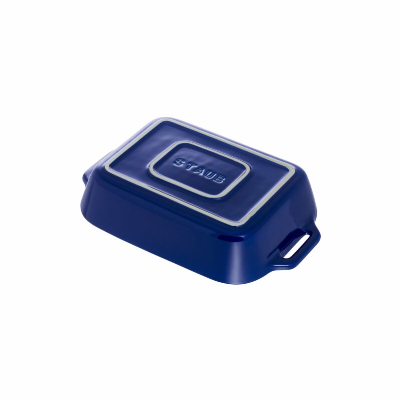 STAUB Ceramique 1 L Ceramic Rectangular Oven Dish, Dark-Blue - Image 3