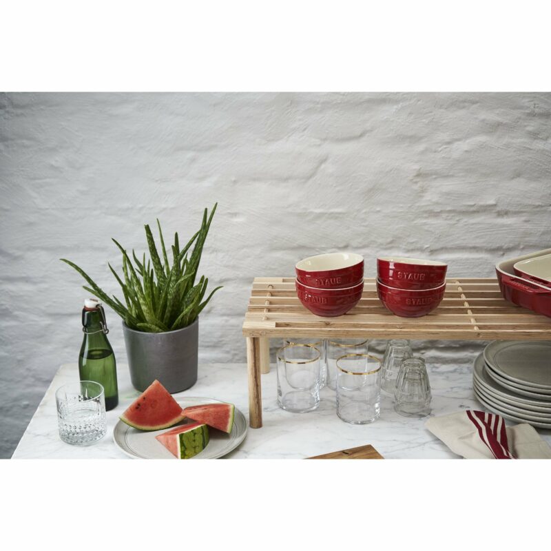 STAUB Ceramique 12 cm Ceramic Round Bowl, Cherry - Image 4