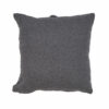 20" X 20" Dark Gray 100% Cotton Geometric Zippered Pillow - Image 2