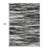 10' X 14' Black And Ivory Abstract Washable Indoor Outdoor Area Rug - Image 3