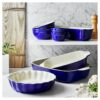 HENCKELS Ceramic 8 Piece Bakeware Set, Dark-Blue - Image 2